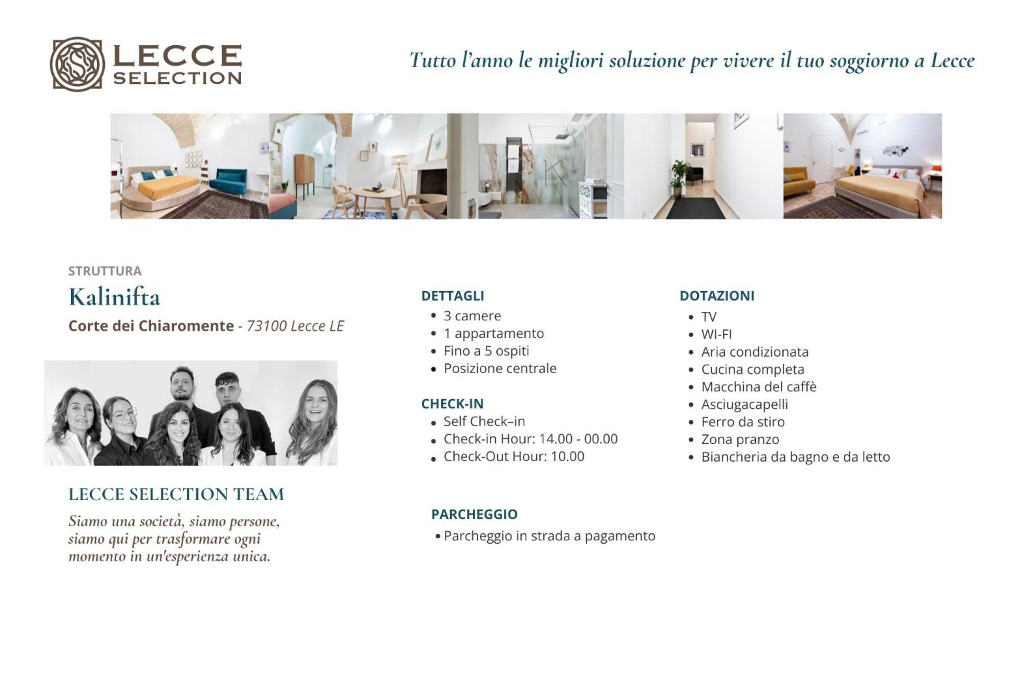 Bed and Breakfast Kalinifta - Lecce Selection Экстерьер фото